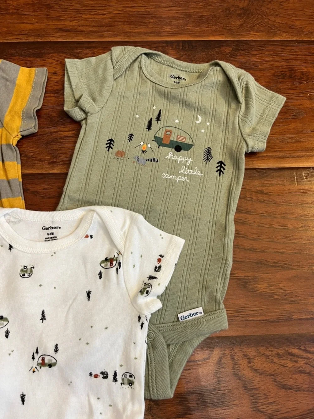 ⭐️⭐️ PICK 5 / $20 (3) Gerber Baby Bodysuit Set 0-3M